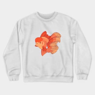 Cute OrangeOranda Goldfish Crewneck Sweatshirt